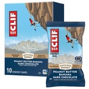 CLIF BAR - batoane cu proteine energetice - Banana cu unt de arahide si ciocolata intunecata - Made with Organic Oats - Energy Bars - Non-GMO - (10 Pack)