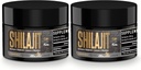 Silajit Resin - Organic Shilajit Resin Tert Parte testat bogat în 85 + Trace Minerale, Gold Grad Himalayan Pure Shiljait for Energy (1 Fl Oz (Pachet de 2))
