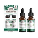 GuruNanda Gutcleanse 2-Step Kit - Supliment alimentar pentru a ajuta cu digestia - Amestec de acid fuzelian, lemn de vierme, Clove & Neem Extract, 2x1 FlOz