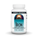 Sursa Naturale Fier, Aminoacid Chelat - Supliment alimentar care susține producția de energie - 250 tablete