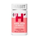 Hair de obicei, Skin & Nails Supliment (60 capsule) - Look nou, Suportă Hidratarea pielii, Hair & Nail Putere, Biotin 2000mcg, Vitamina A & C, Acid hialuronic, Rosehip, Vegan, Non-GMO (1 ambalaj)