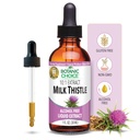 Alegerea botanică Milk Thistle Extract lichid, alcool liber, gluten gratuit, Acționând rapid ficat tradițional favorit, 1 fl. oz