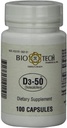 Bio-Tech Pharmacal D3-50 50.000 UI, 100 capsule Suplimentul natural 