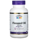 21st Century Flaxseed Oil 1000mg Softgels 120 Count (3 ambalaj)