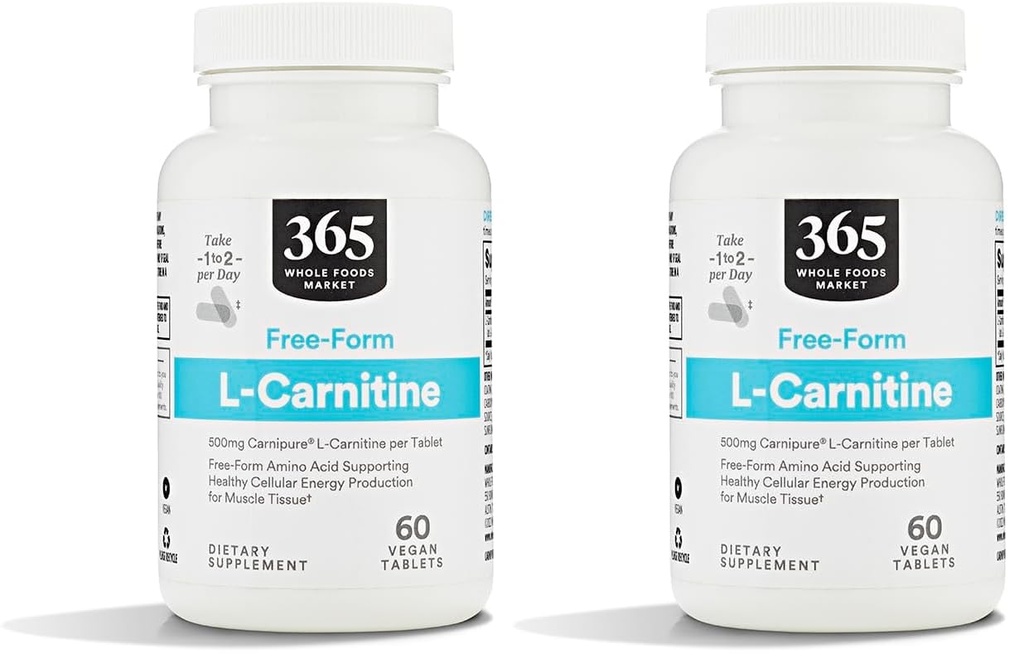 Întreaga piaţă a alimentelor, L Carnitina 500mg, 60 ct (Pachetul de 2)
