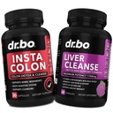 Colon Cleanser Detoxifiere & Ficat Curățenie - 15 zile Colon Curățenie Pastile & Ficat Detoxifiere Supplement Milk Thistle Dandelion - Bowel Mișcări Suplimente pentru stomac intestinal Flaoting Body Flush