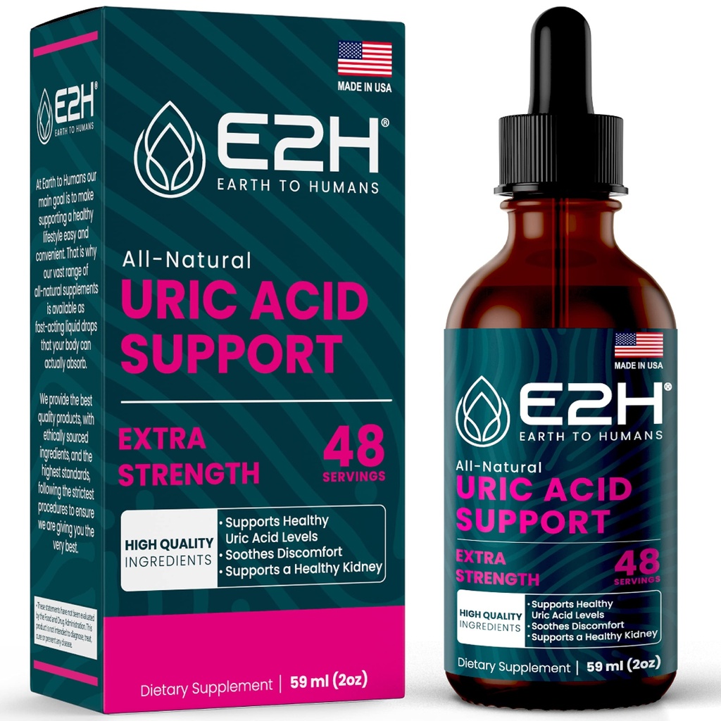 E2H Uric Acid Support Supplement - Tart Cherry and Devil
