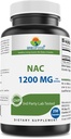 Brieofood NAC Supliment N-Acetyl Cysteine 1200 mg per Serving 250 Capsule - Supliment de sprijin imun