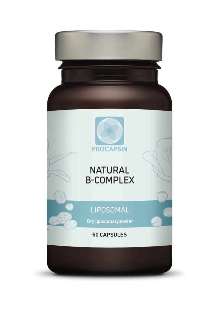 Capsulele naturale cu complex lipozomal B cu toate cele 6 vitamine importante B (60)