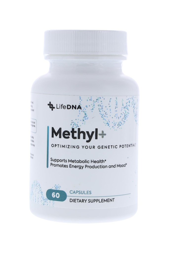 LIFEDNA Metil + metilfolat - Complex de Folate multivitamine metilizate cu Homocisteină optimizată TMG, Brain, Suport cardiovascular & Neurotransmițător