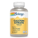 Solaray Calciu Citrate 1000mg - Suplimentul Chelated Calciu - Suportă Putere osoasă și Dinți Sănătoși - Ușor de Digest - 60-Day Guarantee, Vegan - 30 Serviri, 120 VegCaps