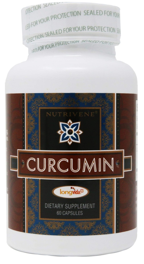 Curcumin, LongvidaTM de Nutrivene (500 mg, 60 capsule)