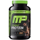 MusclePharm Combat Pulbere de proteine, Ciocolată de lapte aroma, Combustibili musculare pentru antrenamente productive, 5 surse de proteine Inclusiv proteine Izolate & Ou Albumin, Gluten gratuit, 2 lb, 24 Serviri