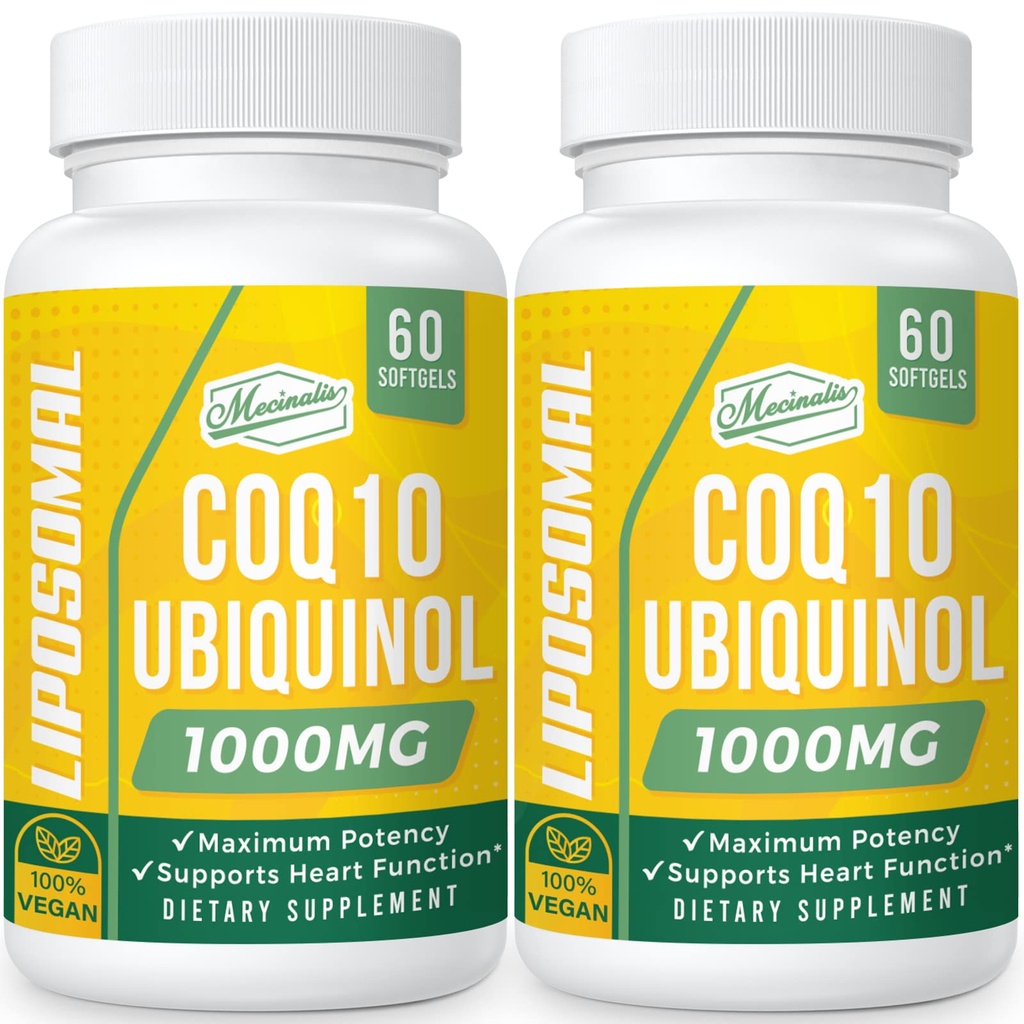 1000mg Liposomal CoQ10 Softgels 