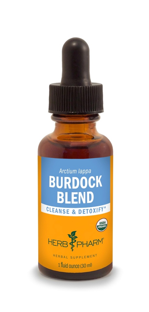 Herb Pharm Brudock Blend Extract lichid pentru a sprijini curățare și detoxifiere - 1 Ounce (DBURD01)