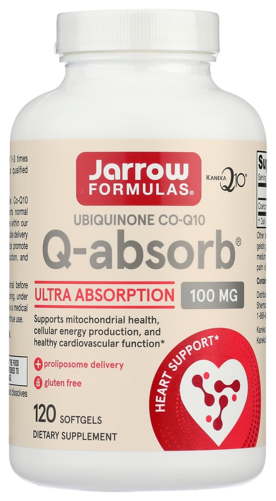 FORMULAS JARrow Q-Absorb CoQ10 100 MG, 120 CT