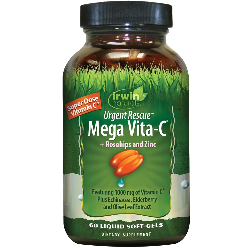 Irwin Naturals Vita C Plus salvare urgentă, 60 Conte
