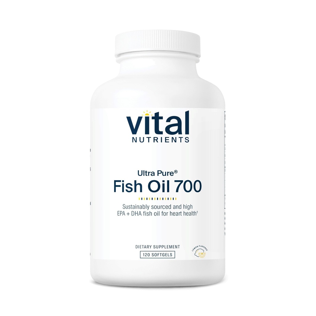 Vital Nutrients Ultra Pure® Ulei de pește 700 