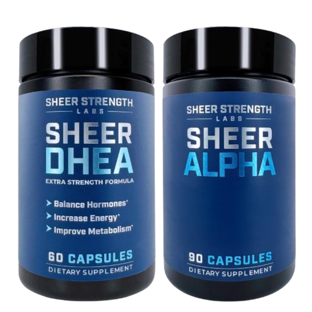 DHEA Supliment pentru bărbați + Alpha pur - Ultimate T Boosting Stack pentru bărbați