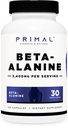 Capsulele beta-alanină primare 3400 mg (30 Servings, 120 capsule) - Supliment, Gluten-free & non-GMO, 850 mg per capac