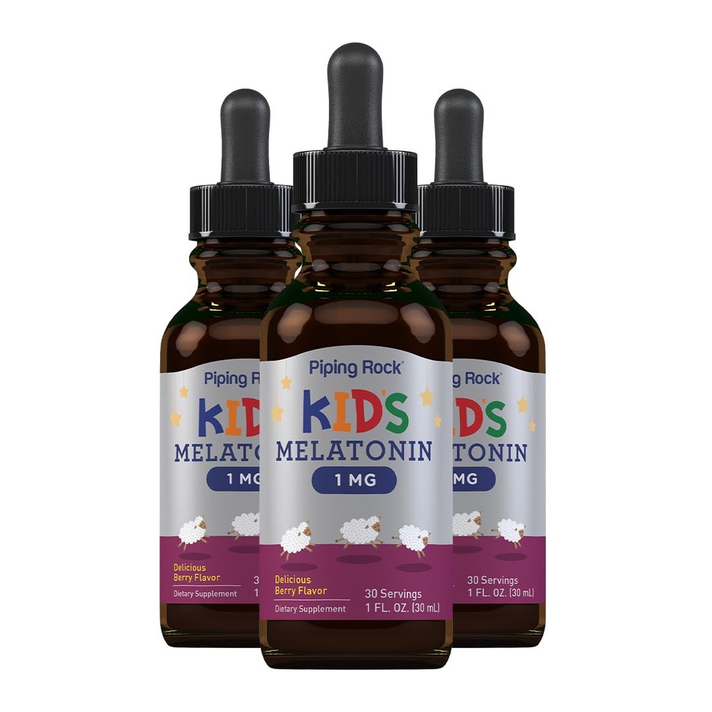 Piping Rock Kids Melatonin lichid 1 fl oz 
