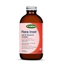 Flora Fier - Vegan lichid de fier Supliment cu vitamine B - Oferte Red Blood Cell & Energy Support - Yeast-Free & Gluten-Free - Delicious Fruit Juice Base - 7.7 fl. oz. Flacon de sticlă