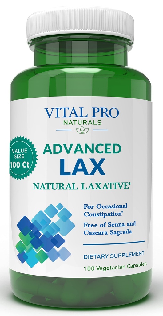 Vital Pro Naturals - Advanced Laxative Naturale Formula 100 Capsule