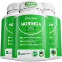 Capsulele Rosabella Moringa - Pure Moringa pulbere, energie, piele, imune & Gut Sanatate Superfood, bogat în antioxidanti, vitamine esentiale & Amino Acidi, naturale verde Superfood Supliment - 180 Conte