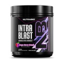 NutraBio Intra Blast Bcaa Powder Amino Acid Supliment, Electrolit & Hidration Blend, Intra, Pre Antrenament & Recuperare musculara, 20g Eaa Amino Acids Powder, 5g Glutamina-Crish de struguri, 30 Servire