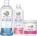 MaryRuth Organics Multivitamine FemeiiLustriva Cresterea parului, Menopause Suport, & Daily lichid Multimineral, 3-Pack Bundle pentru parul de sprijin, Skin Health, Immune Support, Gut Health, and Sleep Support