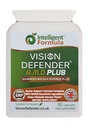 Vision Defender Plus Eye Supliment: AREDS2 Formula Vitamine, Minerale (Luteina, Zinc) îmbunătățit cu Meso-Zeaxantină pentru ochi complet / Eyesight Health Care & Support. 60 Easy-to-Swallow Capsule Vegan