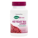NaturesPlus Herbal Active Red Yeast Rice 600mg & CoQ10 100mg, Extended Release - 30 Vegan Tablets - Supliment potenta maxima, Antioxidant - Vegetarian, Gluten-Free - 30 Servings