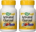 Natura'S Way Activat Adsorbent ridicat de cărbune - 100 capsule 2 ambalaj