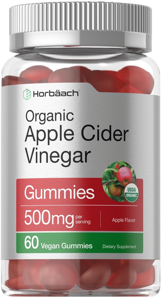 Horbäach Organic Apple Cidru Otet Gumies  