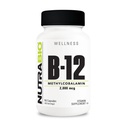 NutraBio metil B-12 Suplimentul de vitamine, 2000mcg 