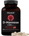 NatureBell D-Mannose 500mg Capsule (2.000 mg Per Serving) 