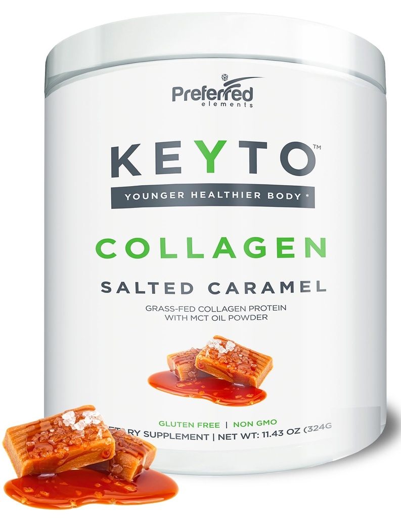 Keto Colagen Pudră de proteine cu ulei MCT 