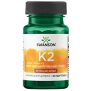 Swanson Vitamina Naturală K2 (Menachinonă-7 din Natto) 50 μg 30 Sgels (1 ambalaj)