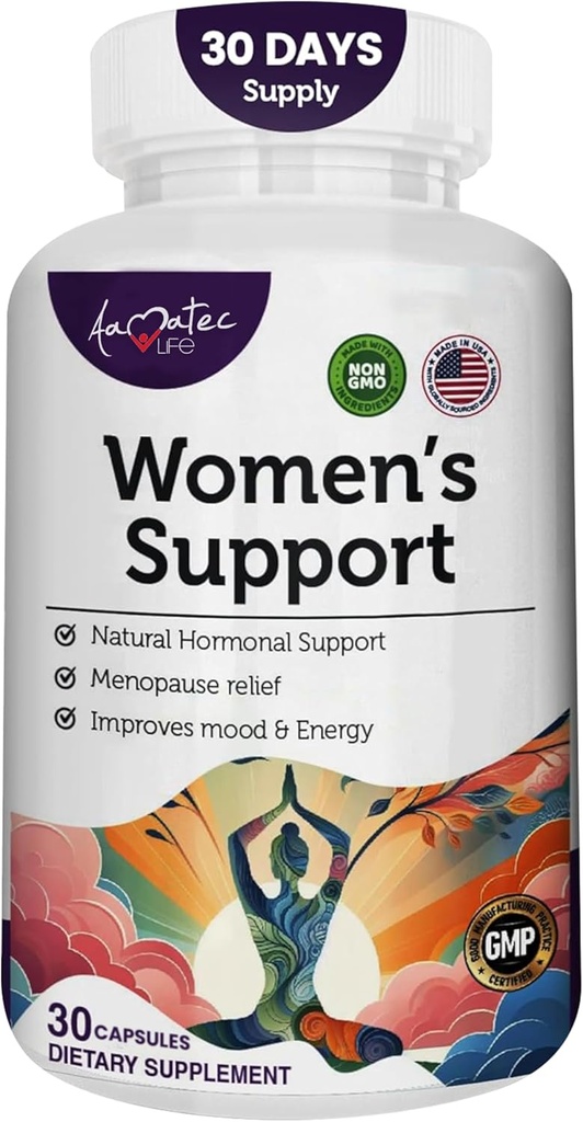 Femeie de sprijin Supliment - Natural Hormoni Regulamentul- Menopause Supplement- Estrogen bogat supliment- Ingrediente active pastile pentru a ajuta la echilibru hormoni non-GMO