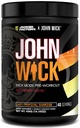 Fabrica Jacked X John Wick - Wick Mode Pre Workout pulbere - Energie intensa, Battle-Ready Focus, angajament de neoprit, și Sheer Will - 40 Serviri, Ultima răsărit tropical