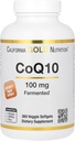 California Gold Nutrition CoQ10 100 mg, Coenzima Q10 Ubichinonă USP, Susţine funcţia mitocondrială, 360 Veggie Softgels
