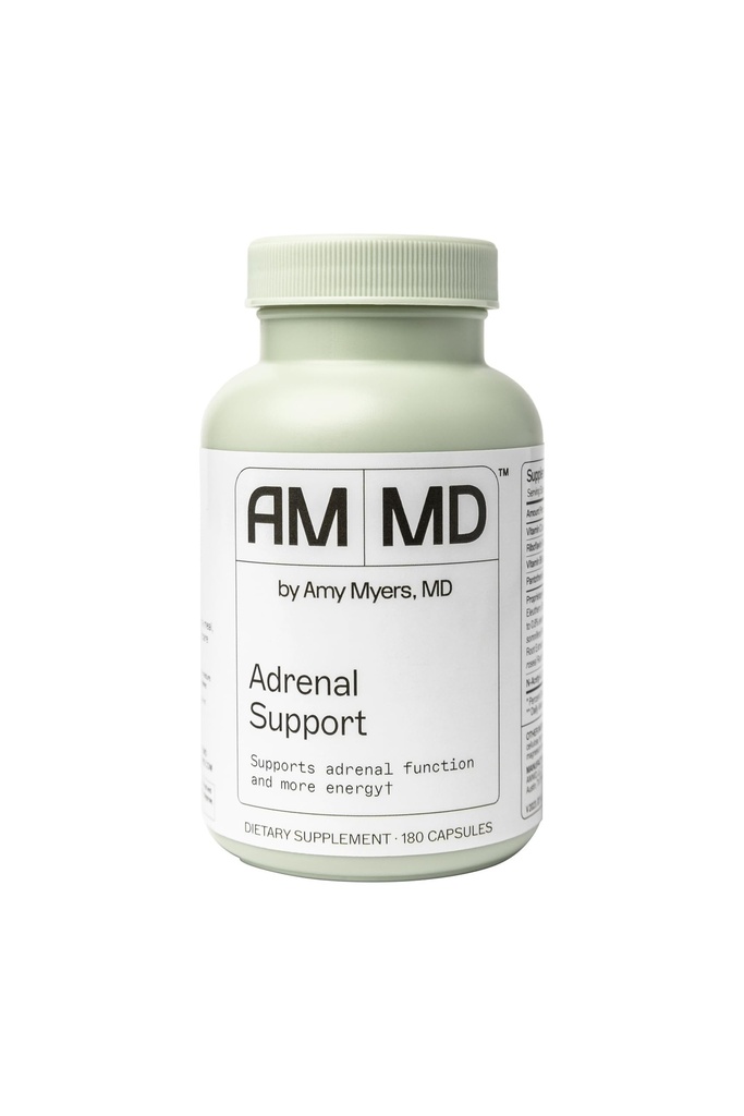 Amy Myers MD Suport adrenal - Adaptopogen Herb Supplement cu Ashwagandha, Riboflavin, Vitamina B6 & More - Gluten-Free, non-Dairy & non-Soy - 180 capsule