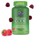 Gradina de viata Cod Vitamina Gume de magneziu de calciu cu D3 & K2, suporta sanatatea osoasa si rezistenta osoasa + prebiotice si probiotice pentru suport digestiv, non-GMO, gluten-gratuit, 60 gume de zmeura