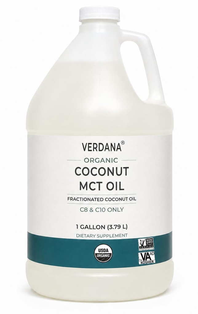 Verdana USDA Certified Organic Nucă de cocos MCT Ulei de nucă de cocos 