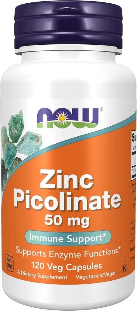 Acum alimente Picolinat de zinc, 120 capace 50mg (2-Pachet)