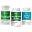 DR VITAMIN SOLUŢII Arzător termogenic de grăsime, 15 zile de curăţare, apă dulce, pierdere în greutate pentru femei şi bărbaţi Bundle, 180 capsule