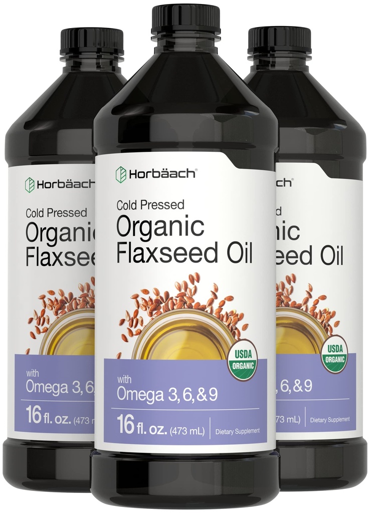 Horbäach Organic Flaxseed Oil 
