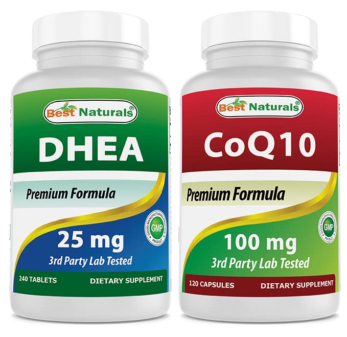 Cele mai bune naturale DHEA 100mg & COQ10 100 mg