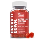 Dr. Tobias Apple Cider Otegar Gummies cu mama, 500mg ACV per Serving, Plus Folate, B6, B12 & Iod, Sprijină Digestive Health, Gut Cleanse & Detox, Vegan, 60 Gummies