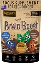 Focus Supplement for Kids Brain Boost - Omega-3 DHA Flaxseed Natural Focus & Attention Supplement for Kids with Attention Challenge Support Kids Focus Vitamins 3.52oz (100g)
